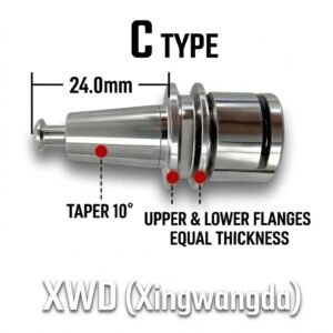 ISO10 TR11 C-Type CNC Tool Holder XWD Xingwangda Compatible Taper 10 Degree