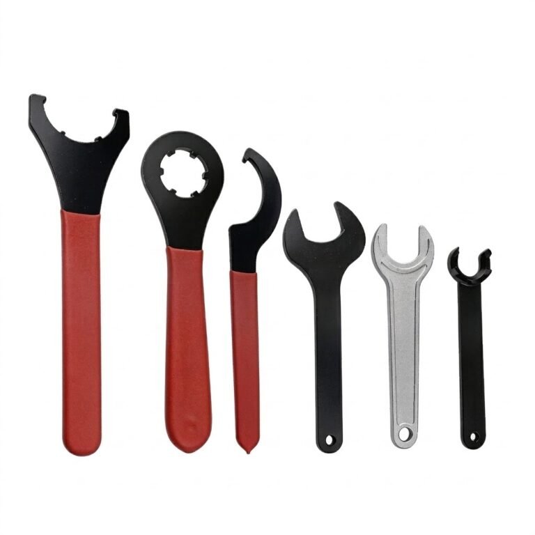 Complete series of CNC collet nut spanners and wrenches including ER-A, ER-UM, ER-M, EOC, and SKC types for machine tool holders