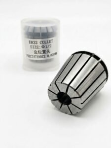 High precision ER32 spring collet with protective single plastic box packaging for CNC tool holder