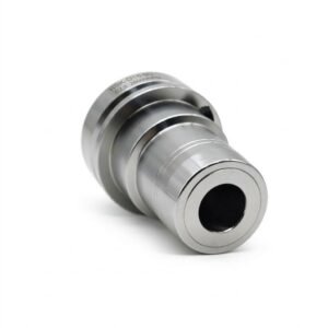 HSK63F Hydraulic Expansion Tool Holder Clamping Bore Front View